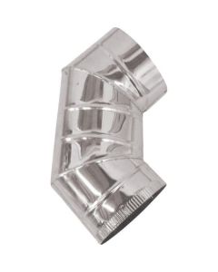 Γωνία Σόμπας Για Μπουρί-Σωλήνας Inox Φ120 (Χειροποίητη)