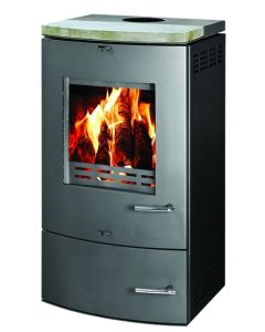 ΕΝΕΡΓΕΙΑΚΗ Σόμπα Ξύλου από Ατσάλι LIVORNO S