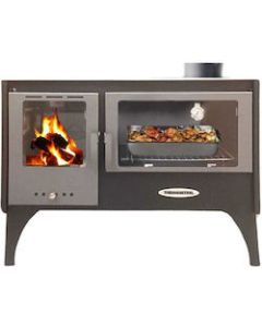 Χαλύβδινη Ξυλόσομπα  με φούρνο Χ-50